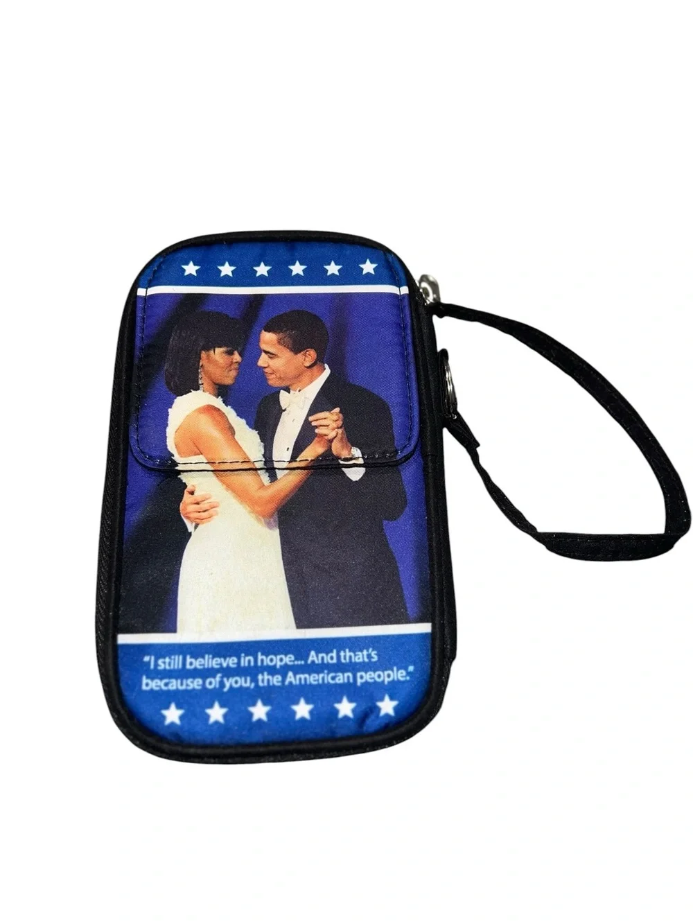Willabee & Ward Barack & Michelle Obama Cell Phone Wallet Organizer